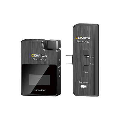 Comica BoomX-D UC1 2.4G Digital 1-Trigger-2 Wireless Lavalier Mic for Android Smartphone
