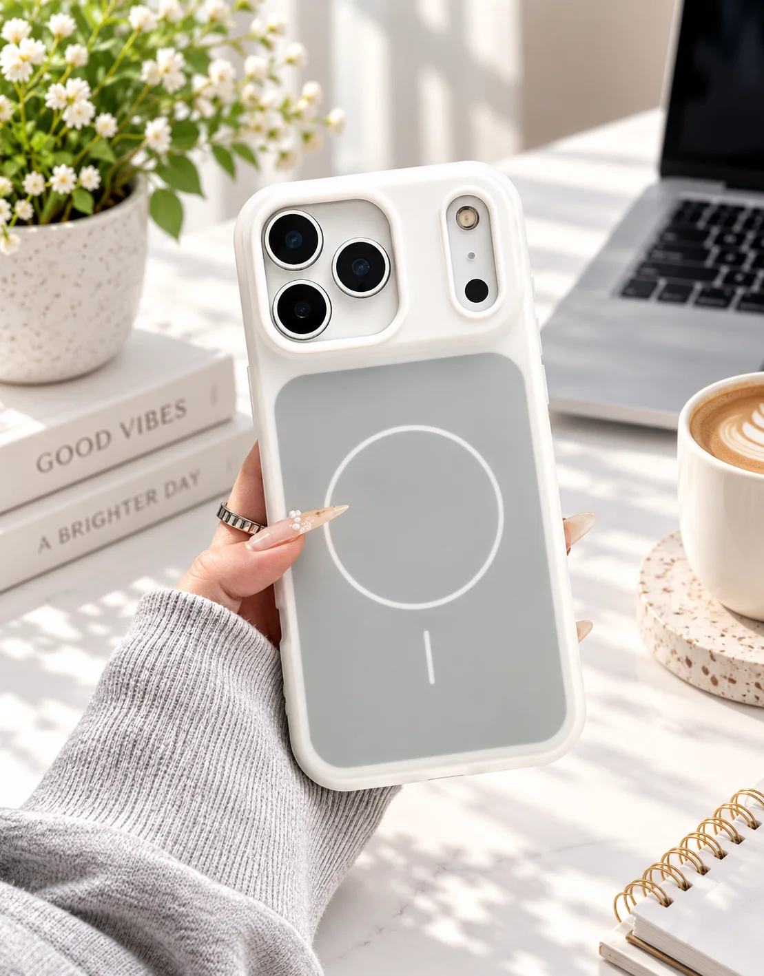 Chic Workspace Phone Case Still Life