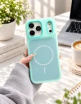 Pastel Pink and Yellow Phone Case Display